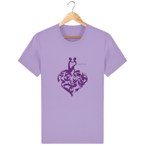 coeur purple T-shirt Love is not dead