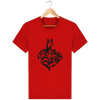 Coeur original T-shirt love is not dead