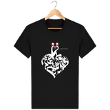 T-shirt coeur bandana blanc love is not dead