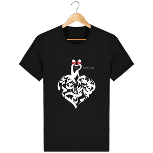 T-shirt coeur bandana blanc love is not dead